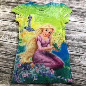 Girls Disney Rapunzel Shirt Princess XS (4/5)